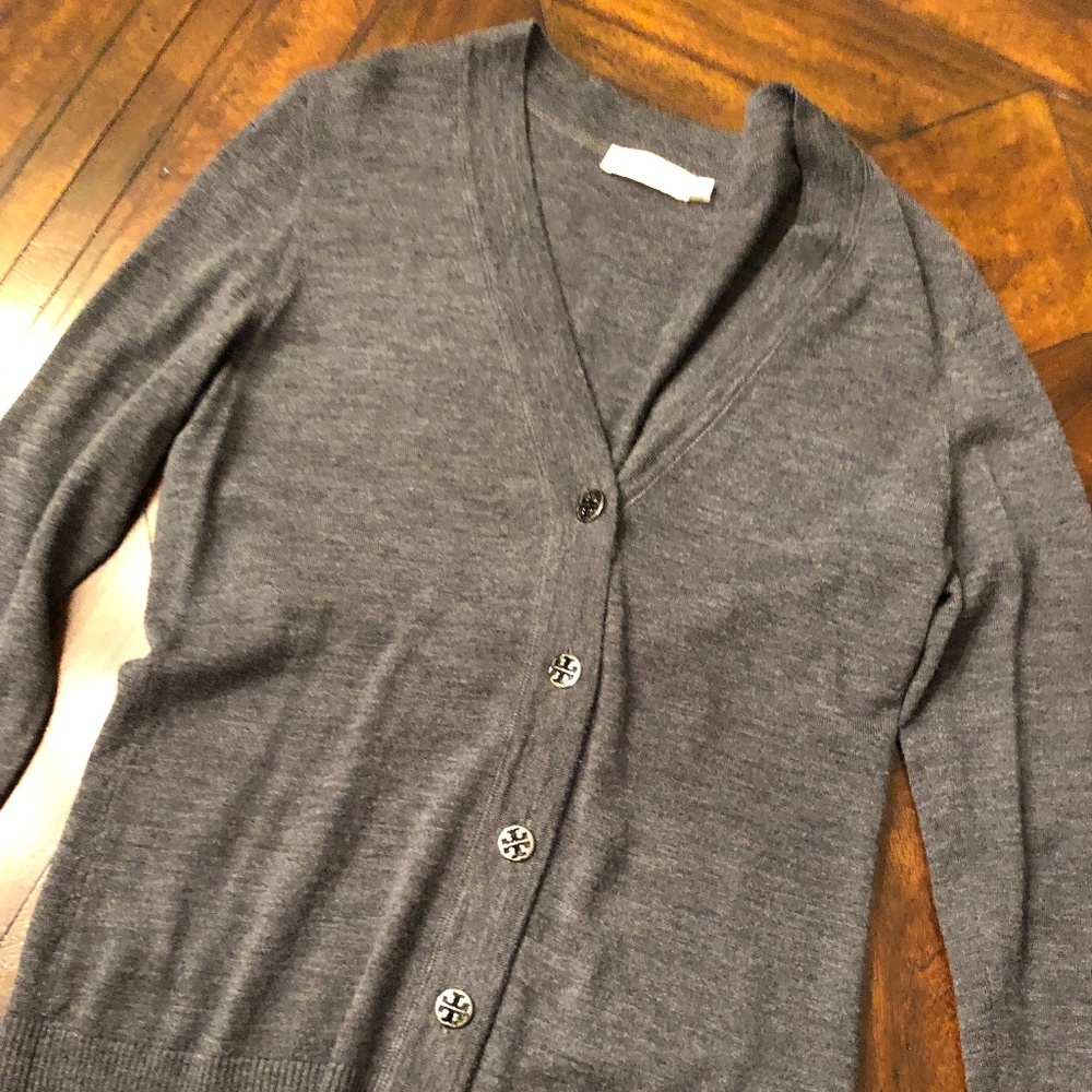 Tory Burch Simone Button Front Cardigan